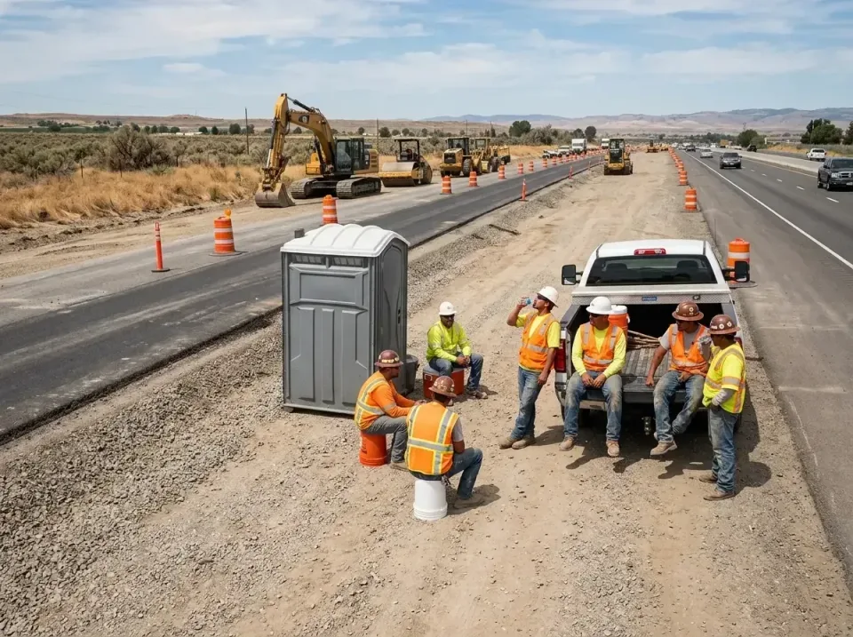 highway-road-construction-crew-007 — frequently asked questions, Porta Potty and Restroom Rentals in Petal, MS